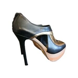 Jessica Simpson-Evannan  Women's Platform Pump Dress 5' Heel Black Size 7 B #982